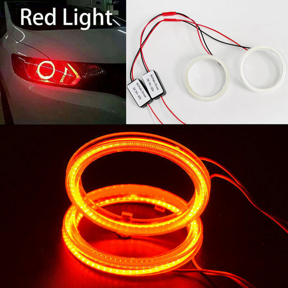 2x inch 3" Led Round Fog Lights White COB Angel Eyes Halo DRL Driving 2x inch 3" Led Round Fog Lights White COB Angel Eyes Halo DRL Driving