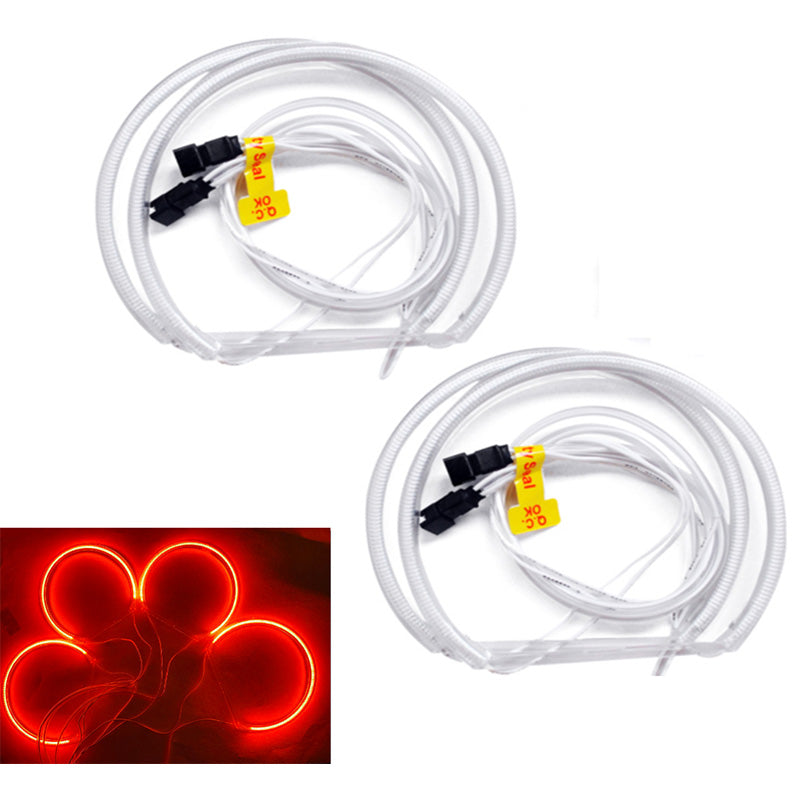 CCFL Neon Super Bright Red Color Angel Eyes Halo Rings Light Lamp CCFL For BMW E46 3-Serie Headlights, DRL Running Lighting, Fog Lighting. - AKiHalo.com