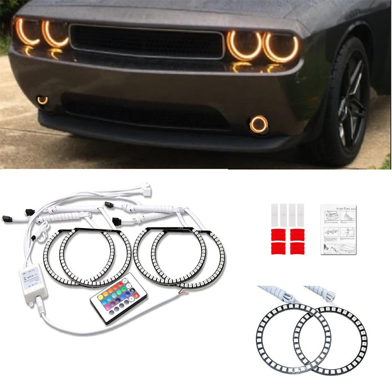 Hot Sale on LED CCFL COB RGB Angel Eyes Halo Rings for Car Motorcycle