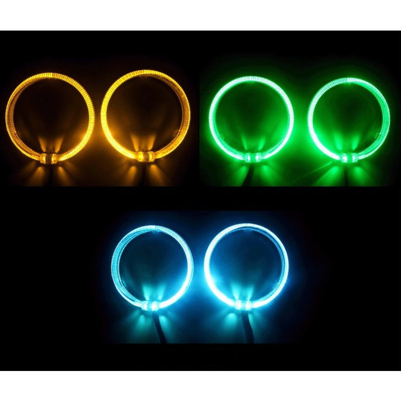 LED Light Guide Angel Eyes Halo Ring for DRL Car, Truck, Motorcycle Headlight and Fog light Retrofit - AKiHalo.com