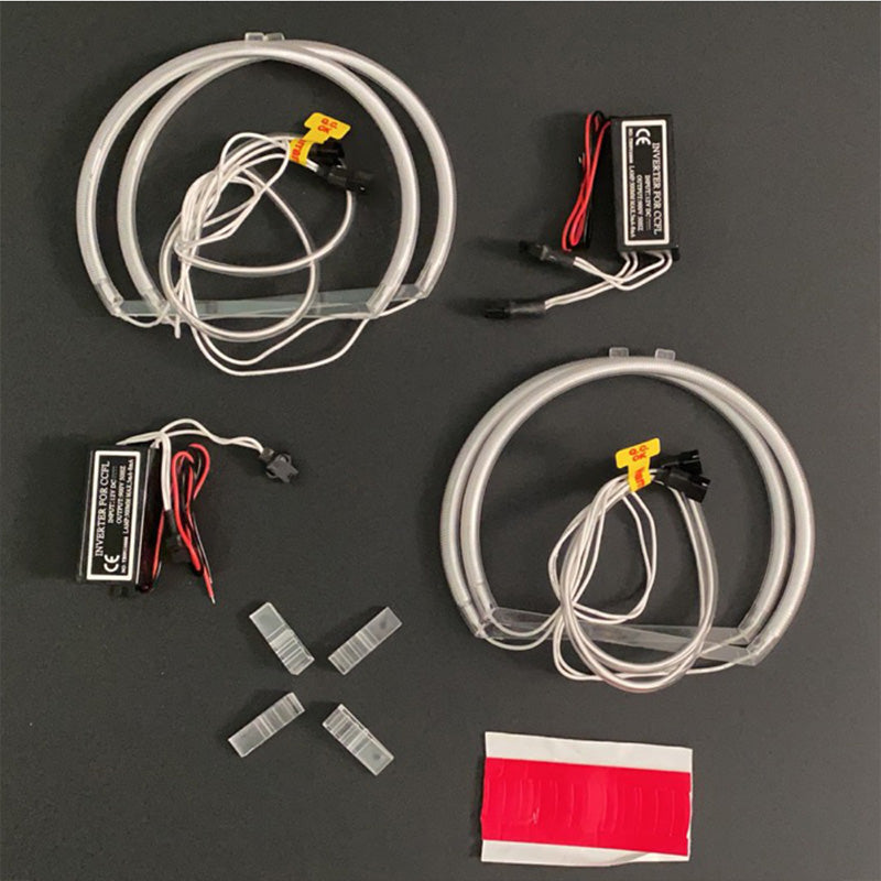 CCFL 4pcs Halo Rings for Dodge Challenger 08-14 15-2022 Car Headlight Angel eyes LED lights, DRL Running Light, Fog Lighting. - AKiHalo.com