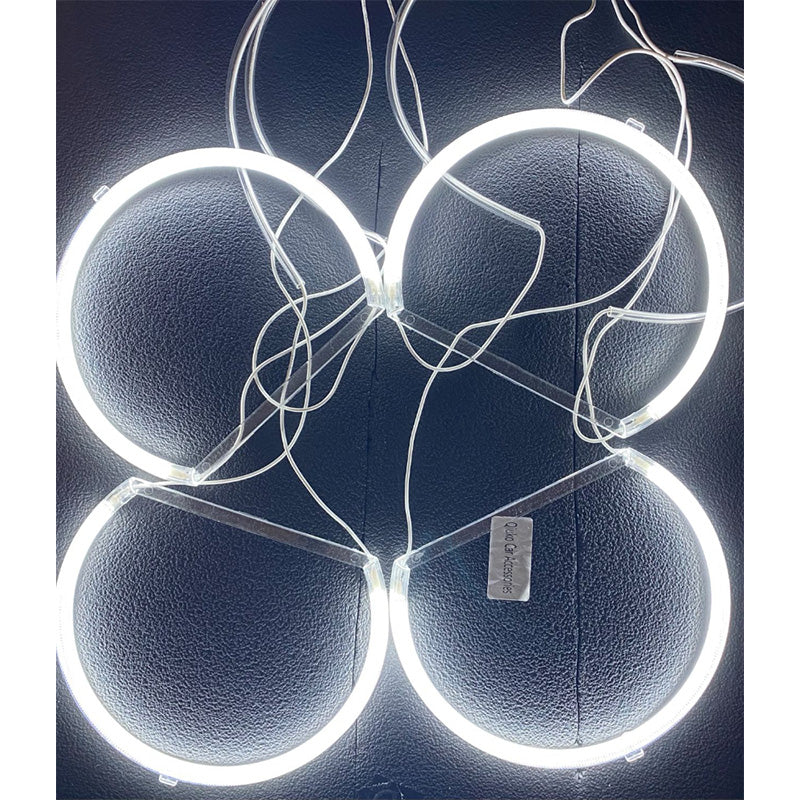 CCFL 4pcs Halo Rings for Dodge Challenger 08-14 15-2022 Car Headlight Angel eyes LED lights, DRL Running Light, Fog Lighting. - AKiHalo.com