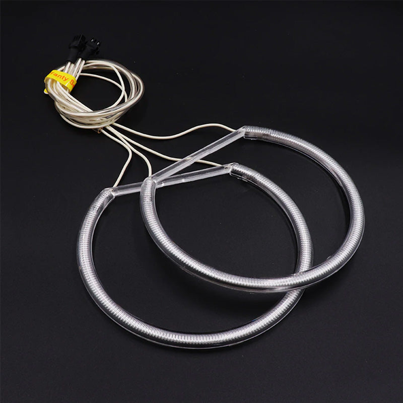 AkiHalo White CCFL Halo Rings Angel Eyes For BMW E90 E91 Halogen Lamp DRL Demon Corona, BMW Headlight, Fog Lighting. - AKiHalo.com