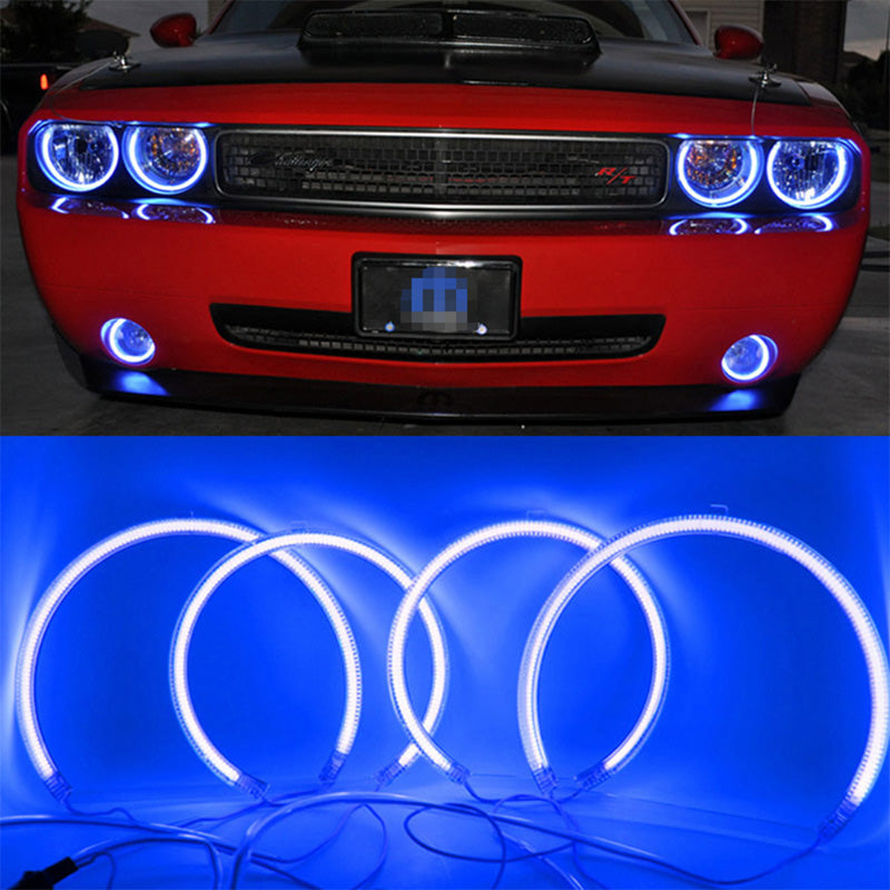 CCFL Neon Super Bright Red Color Angel Eyes Halo Rings Light Lamp CCFL For BMW E46 3-Serie Headlights, DRL Running Lighting, Fog Lighting. - AKiHalo.com