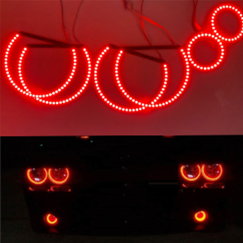 LED RGB Angel Eye Light Halo Rings for Dodge Challenger 2006-2014 Head
