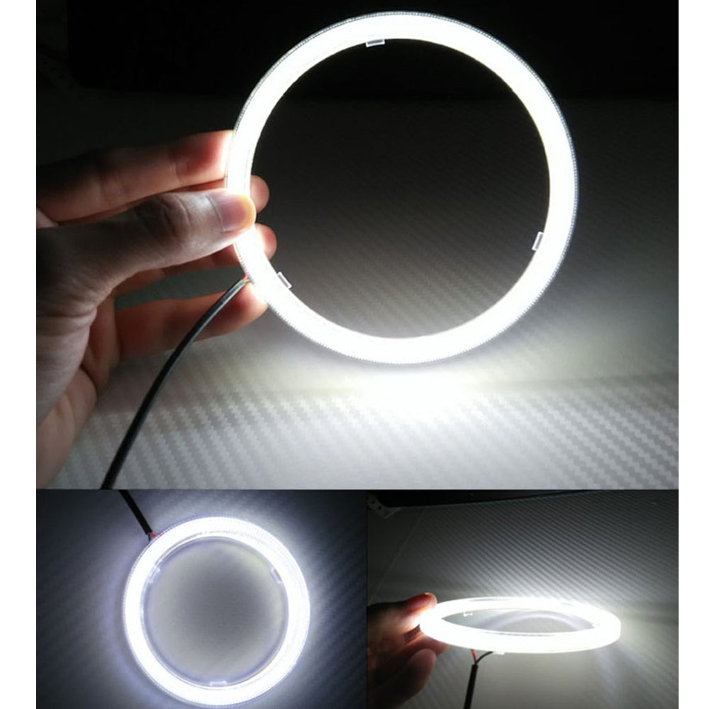 AkiHalo 2pcs LED COB Angel Eyes Halo Ring with PC Cover for Car Headlight & Fog Light with BMW, Ford, Chrysler, Dodger, Toyota, Jeep - AKiHalo.com
