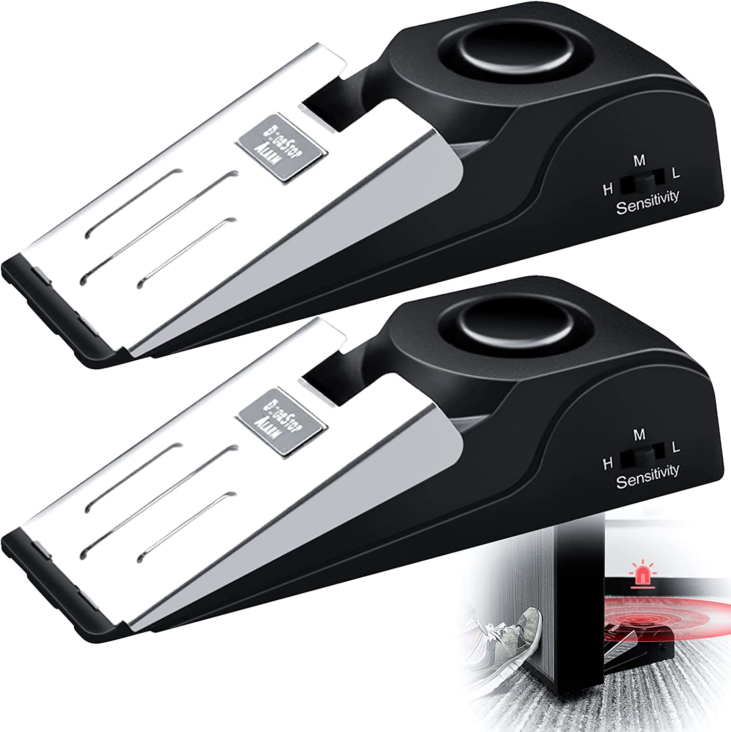 Door Stop Alarm Home Travel Wireless Security Alert Portable Kit for Hotel Home - AKiHalo.com